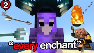 I Got Every Best Enchantment in Hardcore Minecraft