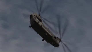 Boeing Chinook HC-4 Display Team At RIAT 2016