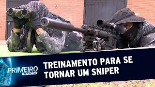 Snipers: o treinamento físico e mental para se tornar um atirador | Primeiro Impacto (22/08/19)