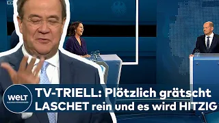 "TV-TRIELL": "Ich mache es nicht. Drei Worte!" - Plötzlich grätscht Laschet rein und es wird hitzig