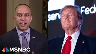 Jeffries sends Super Tuesday warning: Trump’s 'a clear and present danger' to U.S.