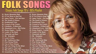 Folk & Country Songs 70's 80's - Famous Folk Songs - Folk Music 70s 80s