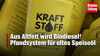 Aus Altfett wird Biodiesel!