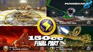 Mario Kart 8 Gameplay Walkthrough Part 8 - Lightning Cup 150cc & Ending Credits - Wii U