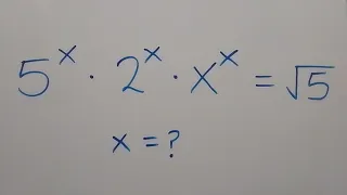 Nice Exponent Math Simplification | Find the Value of X