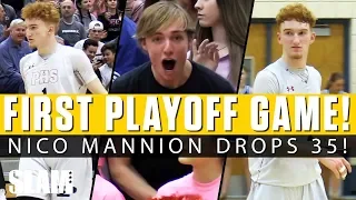 Nico Mannion DROPS 35 in First Playoff Game!! 😱