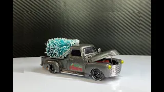 Chevrolet Pickup Truck custom Hot Wheels | Christmas Special with V8 Engine