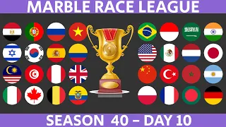 Marble Race League Season 40 DAY 10 Marble Race in Algodoo