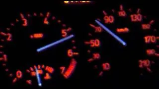 Peugeot 206 1.6 16V 110HP Acceleration 30-100 km/h