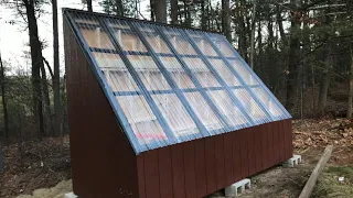 Solar Wood Kiln build Nov/Dec 2020   SD 480p