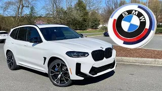 2024 BMW X3 M Competition: POV Start Up, Test Drive, Walkaround and Review