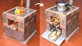 Multi-function oven - Multi-function wood stove saves firewood