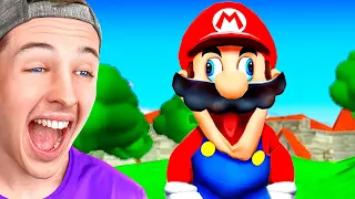 Try NOT To LAUGH (Funny Mario Edition)