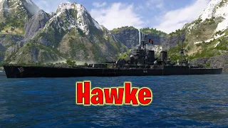 Meet The Hawke! Tier 7 British Battleship (World of Warships Legends)