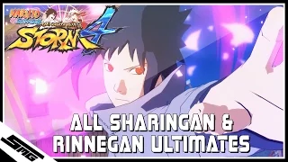 Naruto Ultimate Ninja Storm 4 - All Sharingan / Rinnegan Ultimate Jutsus [1080p 60FPS]