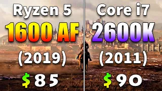 Ryzen 5 1600 AF vs Core i7 2600K | PC Gaming Benchmark Test