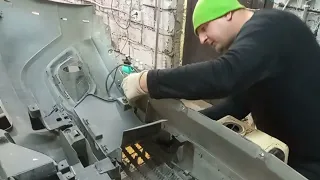 Снятия и ремонт  бампера рено сандеро степвей 2022