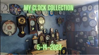 My Clock Collection as of 5-14-2023 (Please read description)