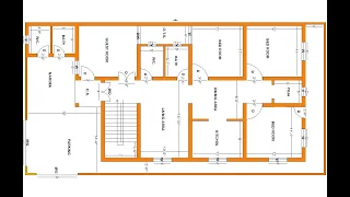 33x65 house plan | 33x65 ghar ka neksha | 33x65 corner plot | 33x65 west face 3 bed room house plan