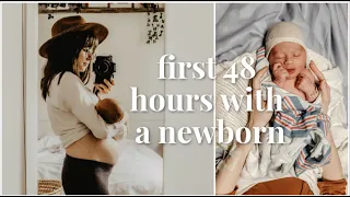 Belly After Birth, First Time Breastfeeding, Etc. // THE FIRST 48 HOURS AFTER BIRTH