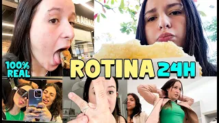 MINHA ROTINA DE FÉRIAS EM 24 HORAS! 100REAL