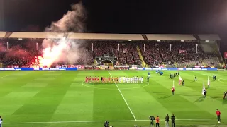 Gezamenlijke tifo Antwerp-Kortrijk