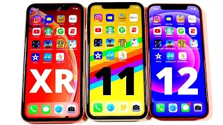 iPhone XR vs iPhone 11 vs iPhone 12 Speed Test!