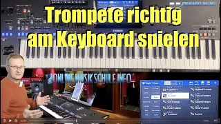 #136 Trompete am Keyboard spielen | Keyboardkurs für Anfänger mit Helmut Eder live am Yamaha Genos