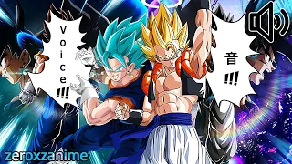 Super Attack Voices Gogeta & Vegito!! I Dragon Ball Z Dokkan Battle (Example)