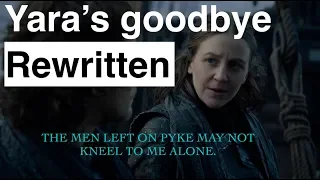 Yara & Theon Rewritten (S8E1)