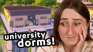 rebuilding the university dorms because EW