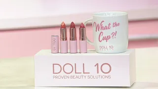 Doll 10 Limited Edition Smooth Assist Lip Color Trio with Mug on QVC