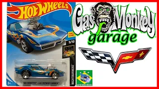 Hot Wheels Gas Monkey Garage 68 Corvette 2018 B Case "HW Nightburnerz"