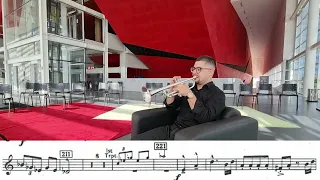 Bartok Concert for orchestra - Trumpet excerpt-  2° trumpet - Daniel Leal Trumpet