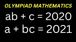 👍Math Olympiad Problem | Integer Solutions | You Should Know This Trick!!!