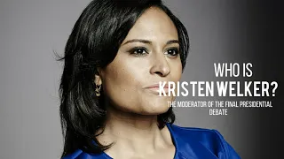 Kristen Welker, Moderator Of The Final Presidential Debate