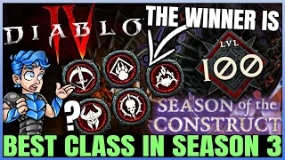 Diablo 4 - New Best Class in Season 3 is... - Class Power Rankings & Best Build - Level 100 Race!