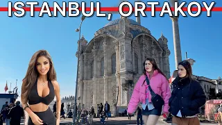 Istanbul🇹🇷Turkiye2024 Ortakoy Walking Tour: Exploring the Charm of the Bosphorus |4K