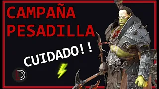 Un ERROR MUY COMUN: campaña pesadilla - Raid Shadow Legends Español