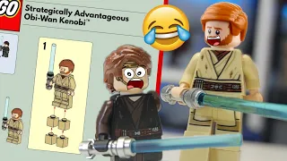 😂Recreating FUNNY MEME LEGO Star Wars Set Instructions In LEGO!