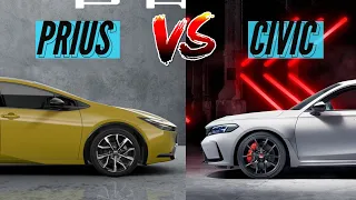 2023 Toyota Prius vs 2023 Honda Civic Visual Comparison | Prius or Civic?! | Sedans Clash!