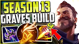 How to Play GRAVES JUNGLE & CARRY FOR BEGINNERS + Best Build/Runes Season 13 League of Legends