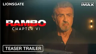 RAMBO 6- NEW BLOOD - Teaser Trailer - Sylvester Stallone, Jon Bernthal - Lionsgate