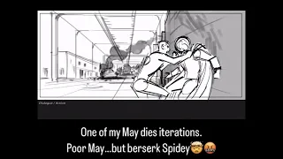 Mysterio Kills Aunt May in Early Spider-Man: No Way Home Storyboard Concept