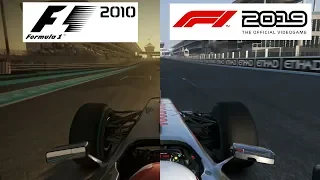 F1 2019 Vs F1 2010 - McLaren MP4-25 Hotlap Comparison