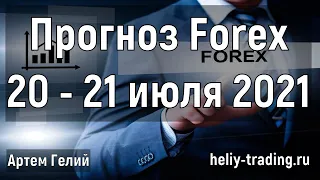 Прогноз форекс на 20 - 21 июля 2021