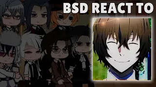 Bungou Stray Dogs react to Dazai Osamu - BSD React to Dazai || All parts compilation