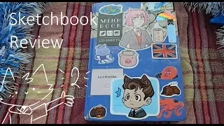 Sketchbook review//Обзор скетчбука №1 2018 (Вторая часть)