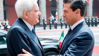 Città del Messico, il Presidente Mattarella incontra il Presidente Enrique Peña Nieto