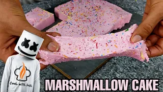 How To Make Marshmallow Cake | Marshmallow Recipe | Cook With Bah